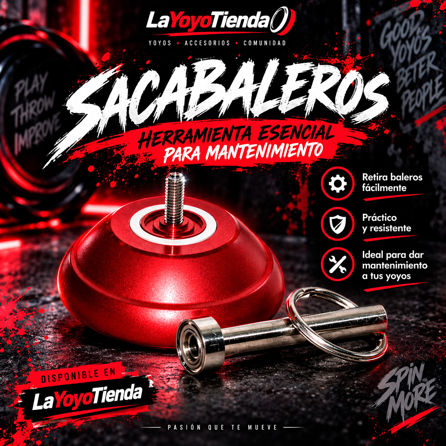 Sacabalero para tu yoyo