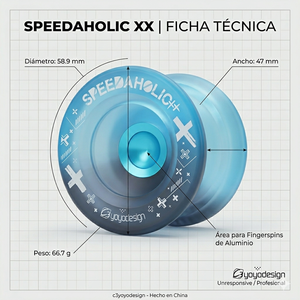 YoYo SPEEDAHOLIC XX de C3yoyodesign