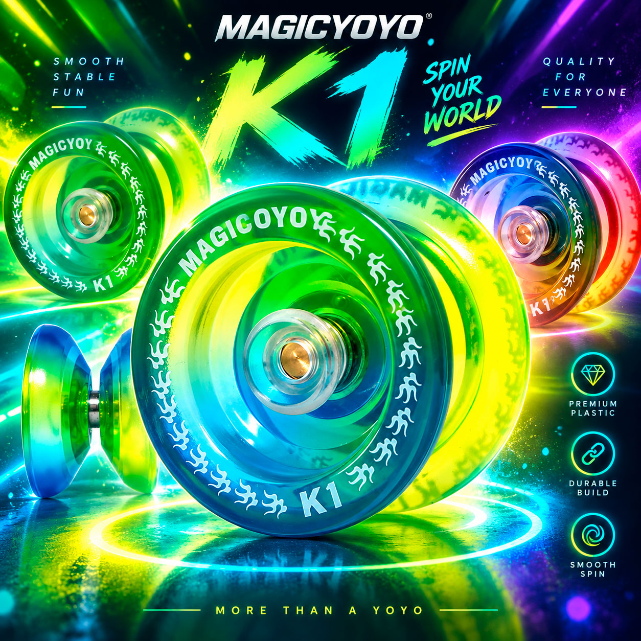 YoYo K1 fade de Magicyoyo para principiantes - Imagen 7
