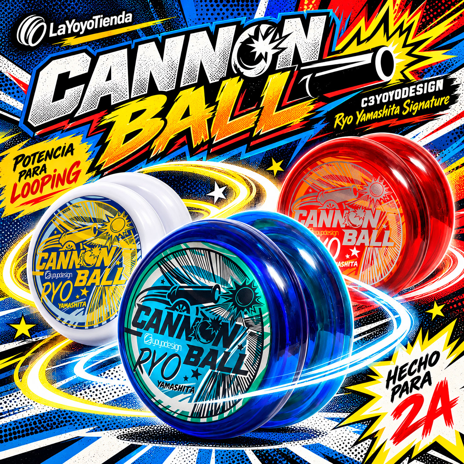 YoYo Cannonball de C3yoyodesign