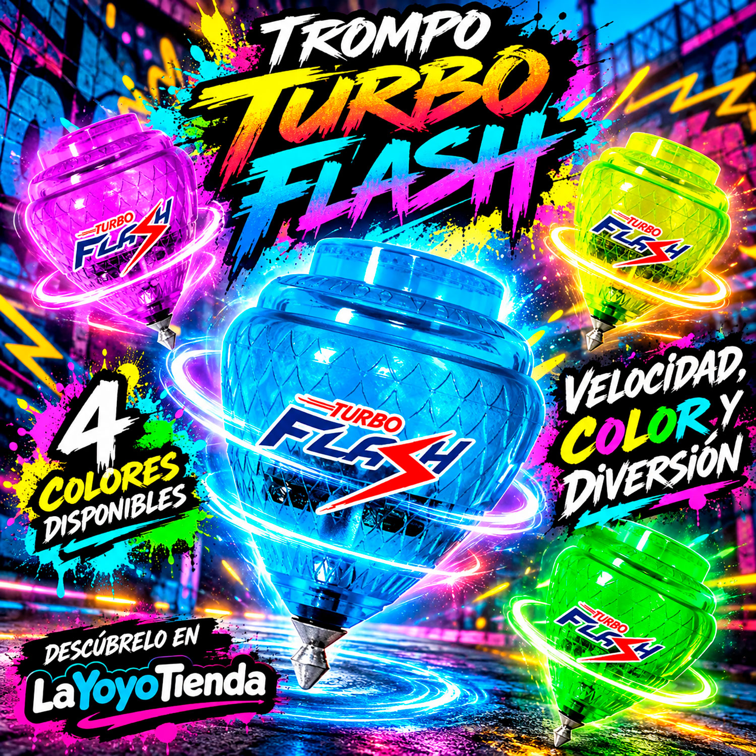 Trompo Flash Turbo de Trompos Cometa