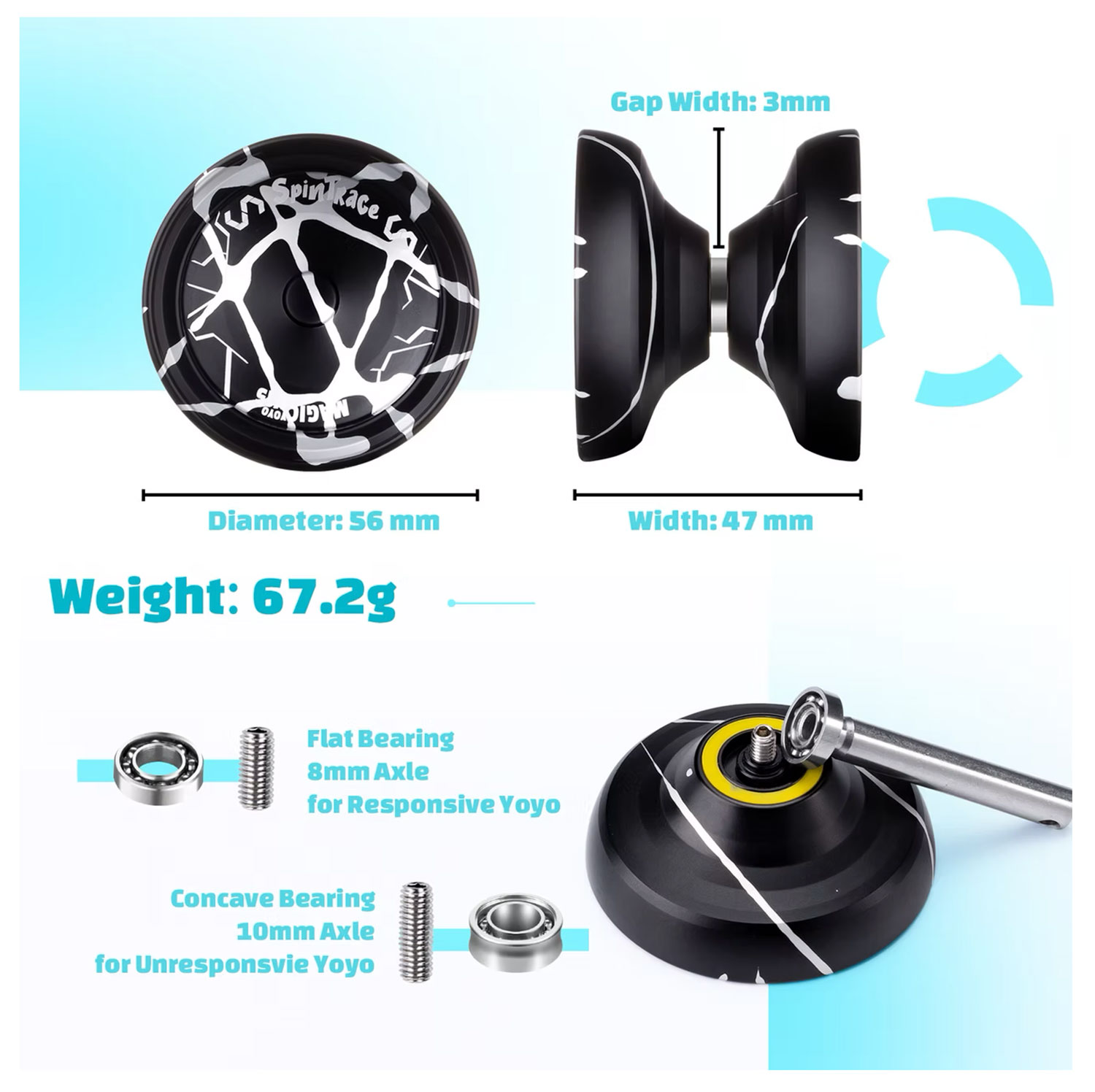 YoYo V15 Spintrace de Magicyoyo - Imagen 8